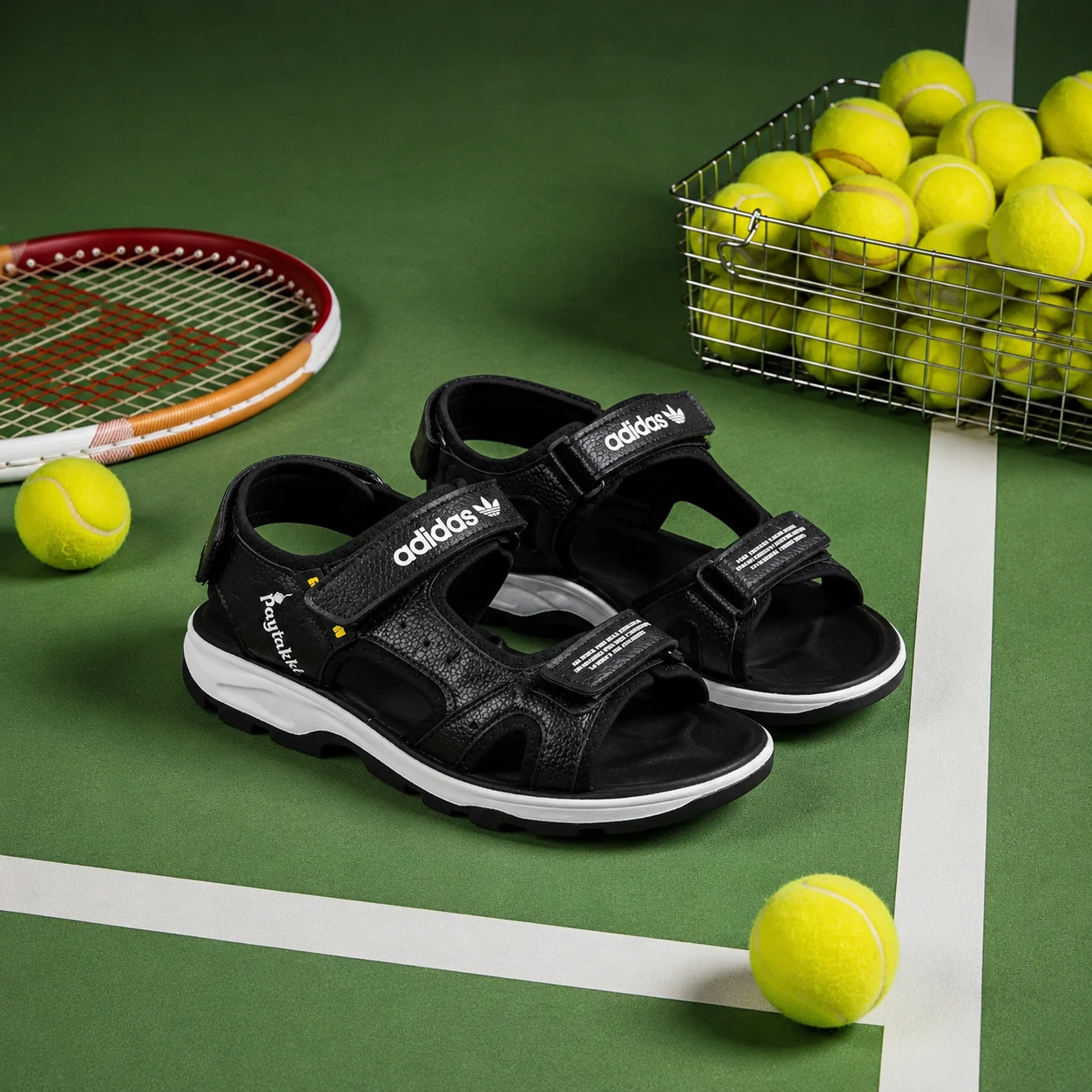 کفش صندل مردانه مدل Adidas-مشکی